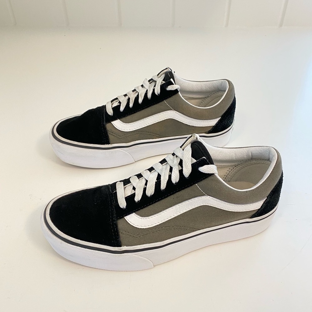 Vans Old Skool Black Platform Sneakers